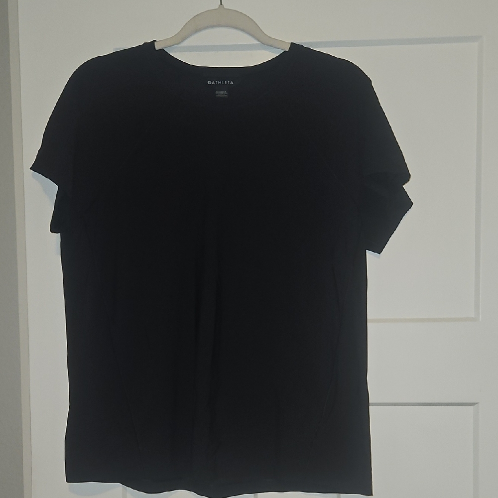 Athleta Black Women's Short Sleeve Tee